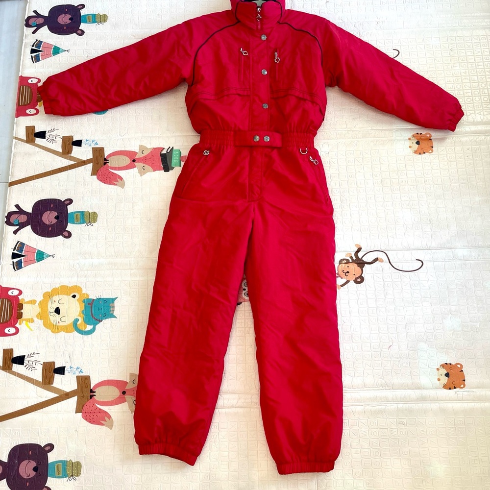 RARE Vintage Flirt By FERA Ones Piece Snowsuit Snow Ski Suit  Made In  Hongkong